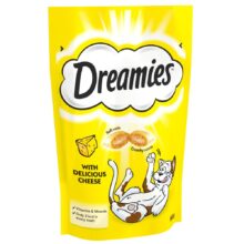 تشویقی گربه با طعم پنیر DREAMIES™