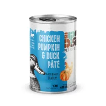 کنسرو بچه گربه دی‌پی‌اس پته با طعم مرغ، اردک و کدو‌تنبل – 430 گرمی