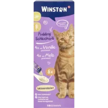 بستنی گربه وینستون با طعم وانیل و مالت – Winston Pudding Schleckerli