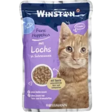 پوچ گربه بالغ وینستون – طعم‌های مرغ و جگر، گوشت شکار و اردک، گوساله و ماکیان، بره – در ژله و سس
