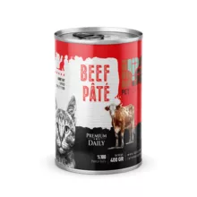 کنسرو پرمیوم پته دی‌پی‌اس با گوشت خالص مخصوص گربه بالغ 430 گرم