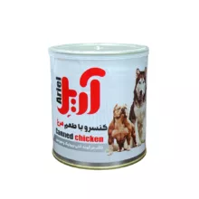 کنسرو پته سگ آریل با طعم مرغ – 800 گرم