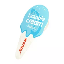 بستنی قاشقی گربه ونپی با طعم ماهی سالمون