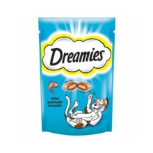 تشویقی گربه دریمز طعم سالمون وزن 60 گرم – Dreamies